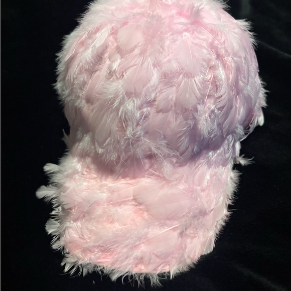 Pink Feathered Cap main image 5